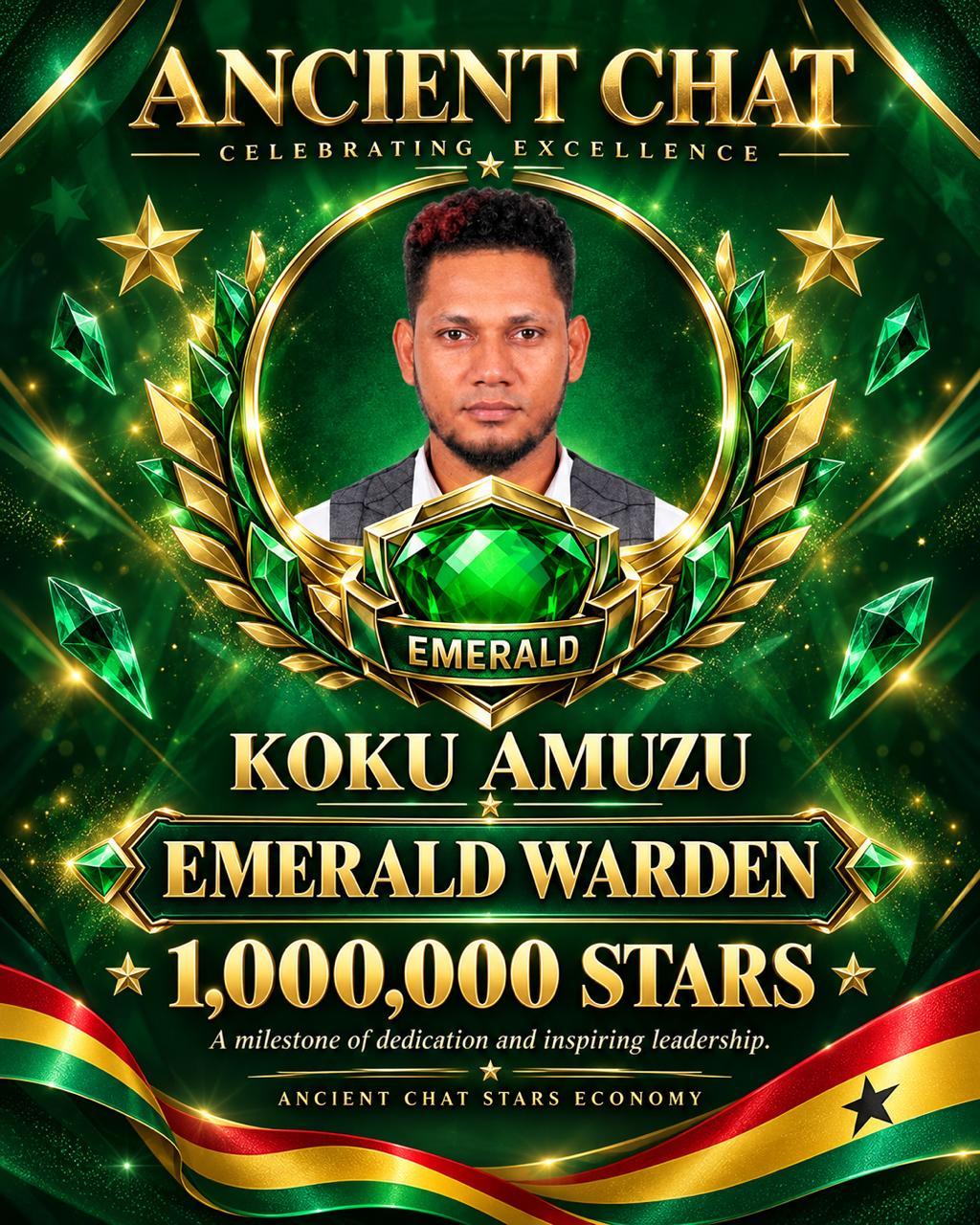 Noble Koku Amuzu, Emerald Warden